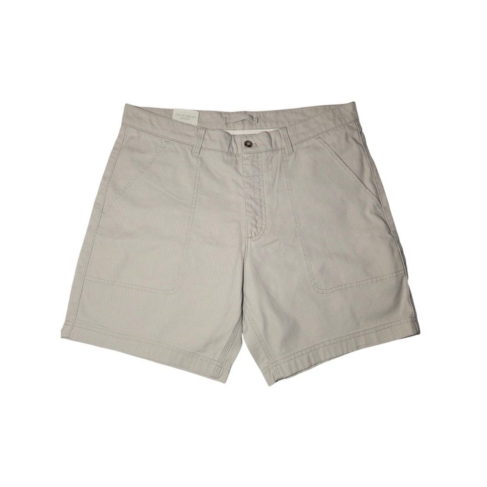 Duck Head Beige Men's Canvas Chino Shorts 35x7 NWT